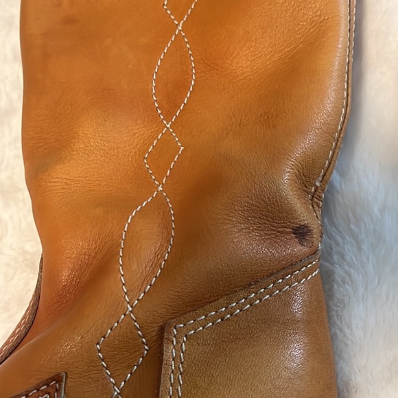 Vintage Cognac leather cowboy boots - Picture 15 of 16